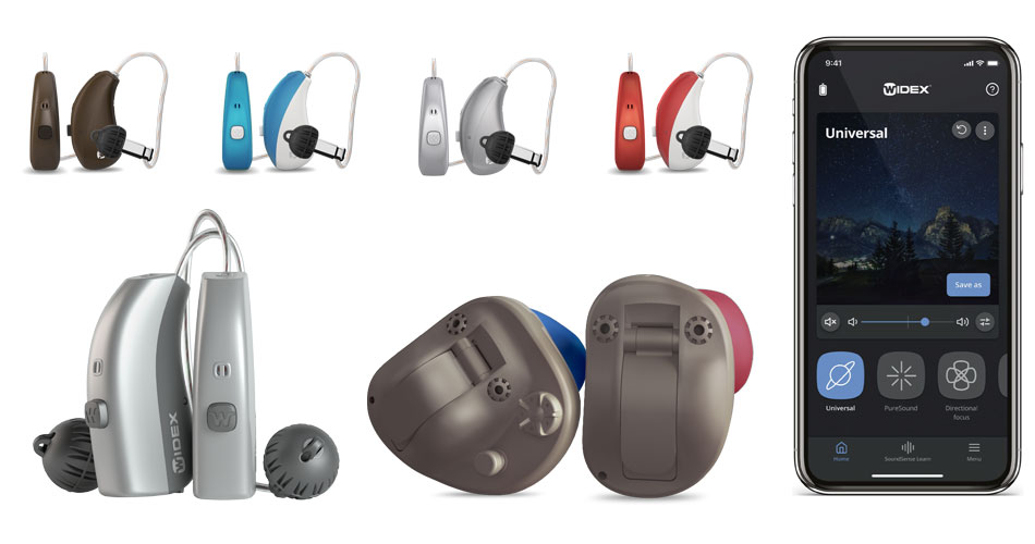 La gamme des protheses auditives Widex